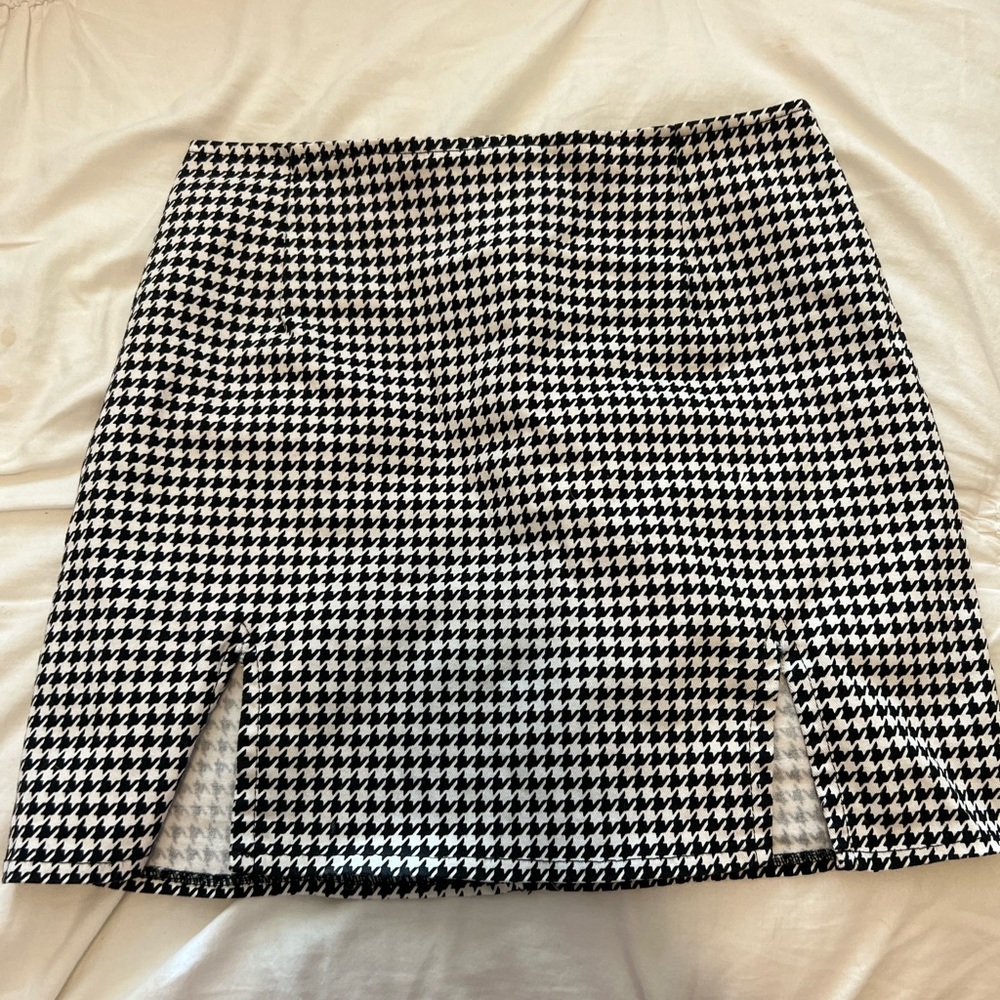 Motel Rocks Gingham Mini Skirt